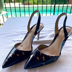 Tortoise Shell Color Slingback Heels from Ann Taylor size 9M